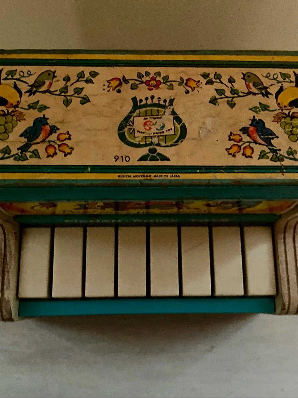 Fisher-Price Change-a-Tune Piano in Teal, Yellow and White